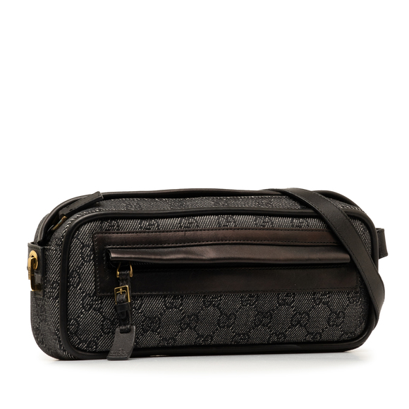 Pre-Loved Gucci GG Denim Shoulder Bag - Picture 2 of 10